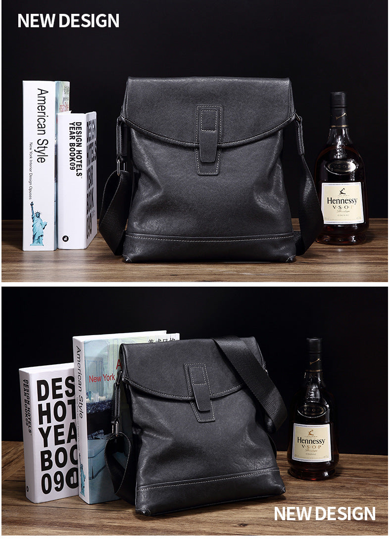 Men's shoulder bag, genuine cowhide leather, multi-functional, casual, large capacity, fashion, crossbody bag 