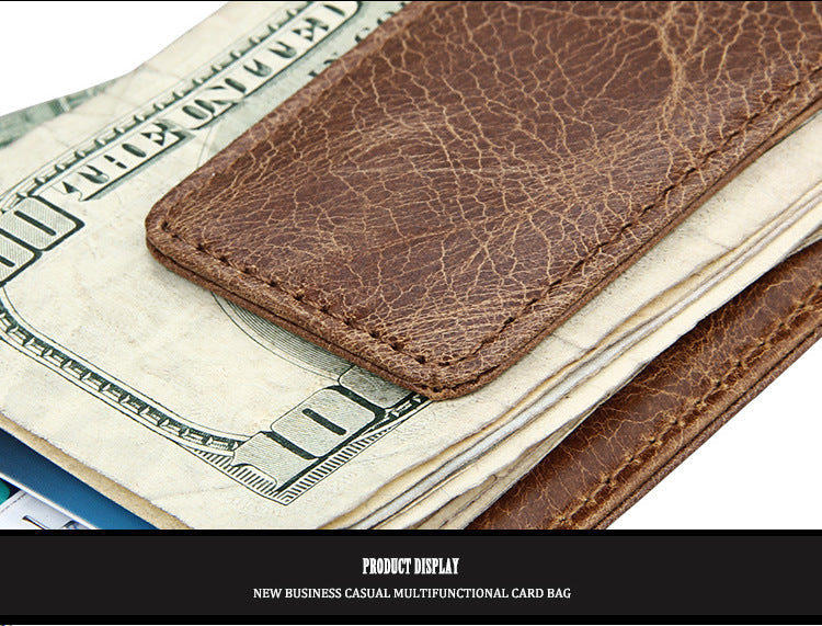men's wallet rfid card bag retro men's wallet 