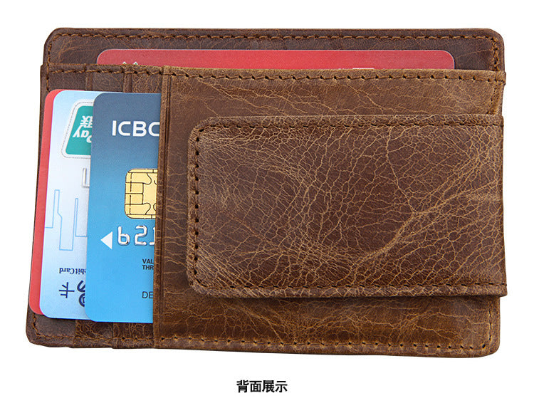 men's wallet rfid card bag retro men's wallet 