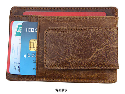 men's wallet rfid card bag retro men's wallet 