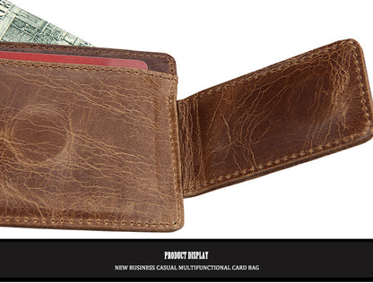 men's wallet rfid card bag retro men's wallet 
