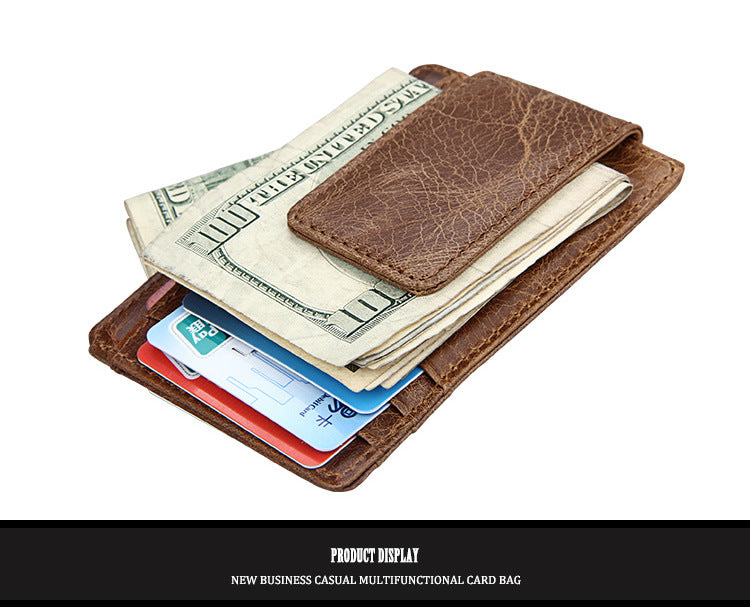 men's wallet rfid card bag retro men's wallet 