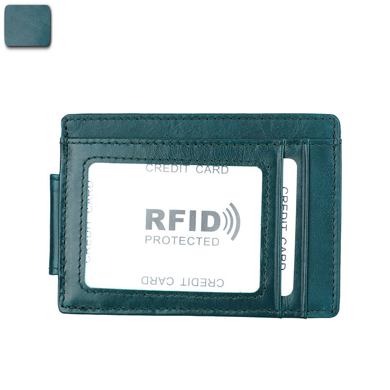 men's wallet rfid card bag retro men's wallet 