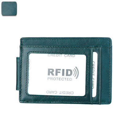 men's wallet rfid card bag retro men's wallet 