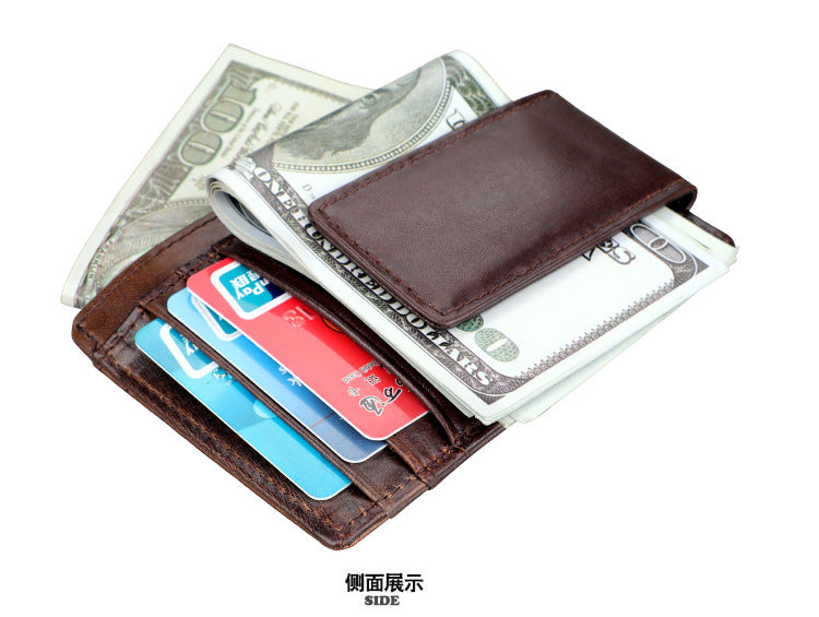 men's wallet rfid card bag retro men's wallet 