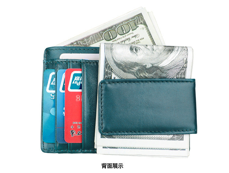 men's wallet rfid card bag retro men's wallet 