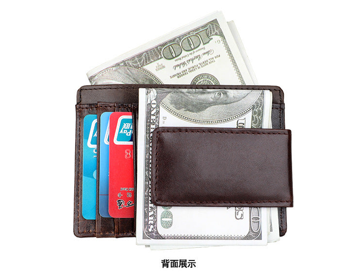 men's wallet rfid card bag retro men's wallet 