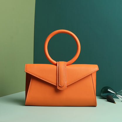 Women's Handbag Bracelet Bag Shoulder Bag Crossbody Bag Genuine Leather Fashion