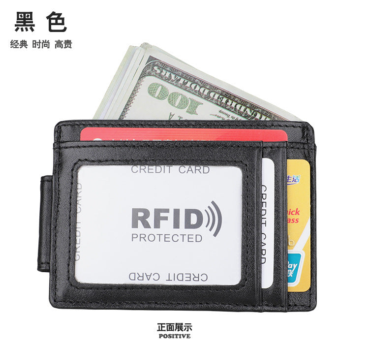 men's wallet rfid card bag retro men's wallet 