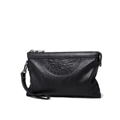 Men's Handbag Cow Leather Large Capacity Business Casual Fashion Men's Bag 