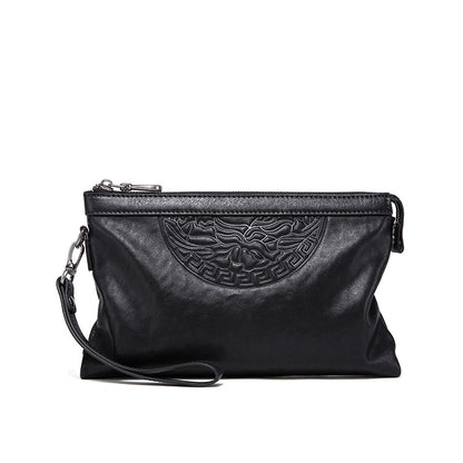 Men's Handbag Cow Leather Large Capacity Business Casual Fashion Men's Bag 