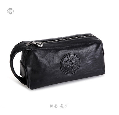 Men's Handbag Genuine Leather Cowhide Large Capacity Business High Quality Fashion Men's Bag 