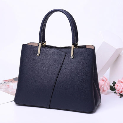 Genuine leather bag ladies fashion handbag shoulder bag crossbody bag temperament commuting OL