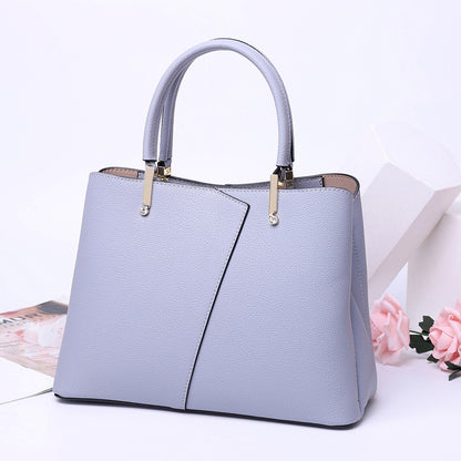 Genuine leather bag ladies fashion handbag shoulder bag crossbody bag temperament commuting OL