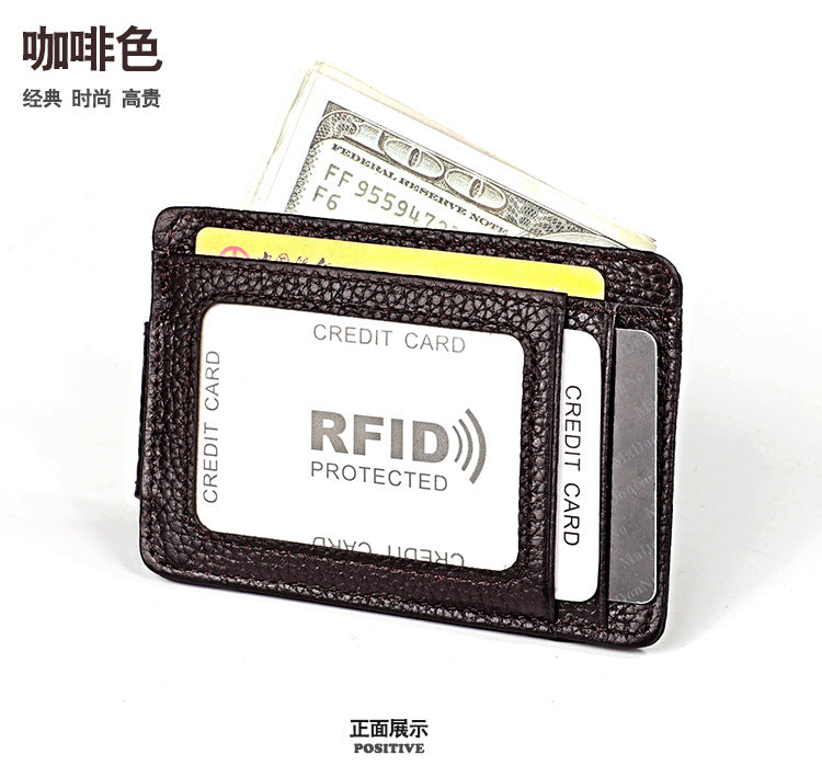 men's wallet rfid card bag retro men's wallet 