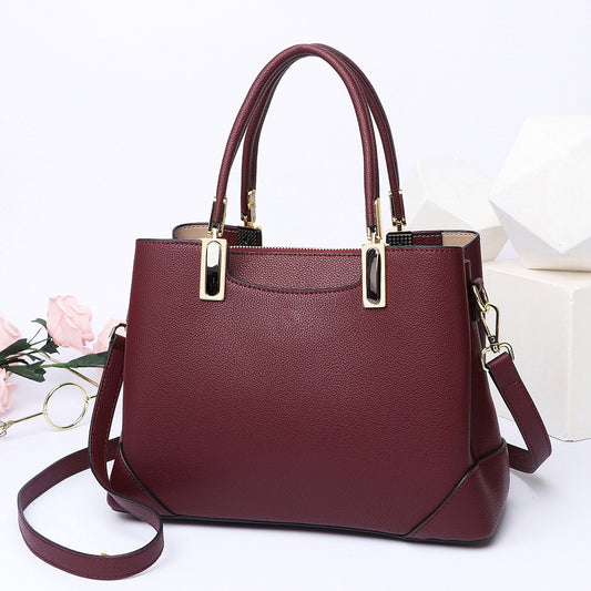 Genuine leather women bag bag cowhide ladies shoulder bag crossbody bag commuting OL fashion