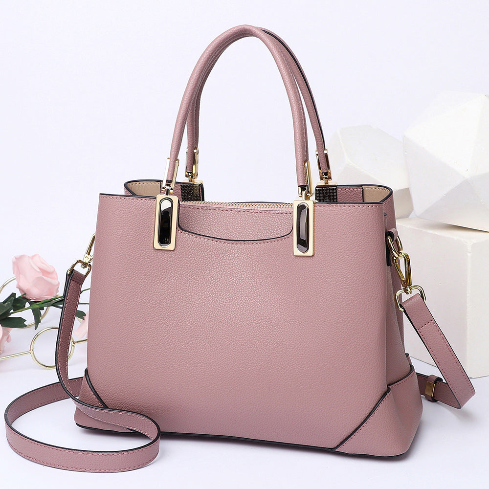 Genuine leather women bag bag cowhide ladies shoulder bag crossbody bag commuting OL fashion