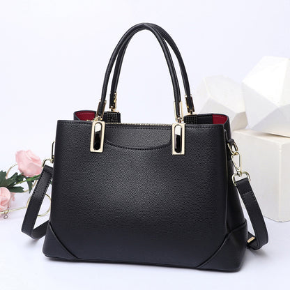 Genuine leather women bag bag cowhide ladies shoulder bag crossbody bag commuting OL fashion