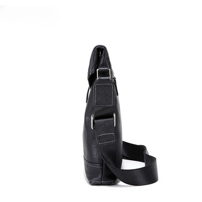 Men's shoulder bag, genuine cowhide leather, multi-functional, casual, large capacity, fashion, crossbody bag 