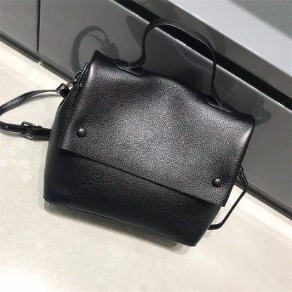 Retro ladies bag simple shoulder bag large capacity handbag crossbody bag commuting OL