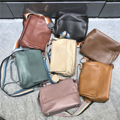 Retro ladies bag simple shoulder bag large capacity handbag crossbody bag commuting OL
