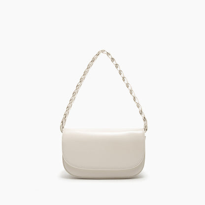 Stylish woven genuine leather women's bag armpit bag cowhide shoulder bag crossbody bag women