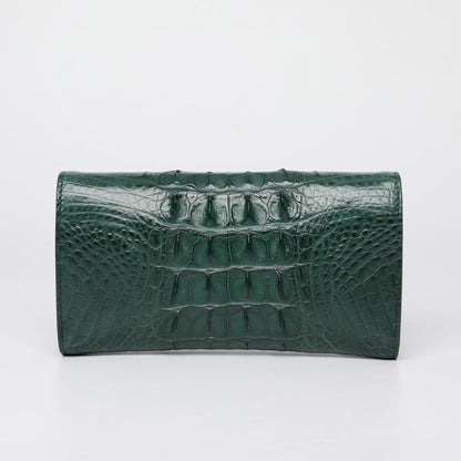 Siamese Crocodile Leather Handbag Women Wallet Genuine Leather Wallet Female Fashion Handbag Coin Clutch Bag 