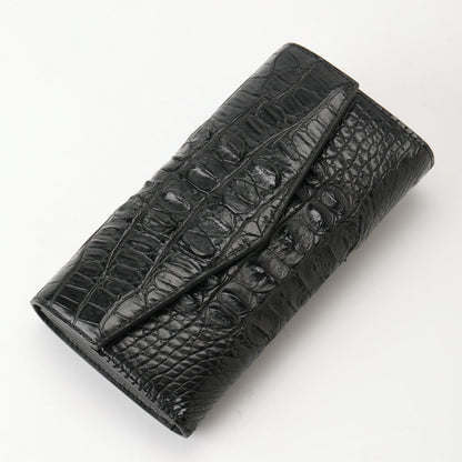Siamese Crocodile Leather Handbag Women Wallet Genuine Leather Wallet Female Fashion Handbag Coin Clutch Bag 