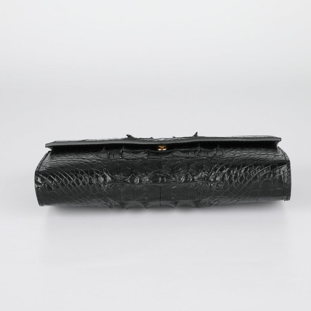 Siamese Crocodile Leather Handbag Women Wallet Genuine Leather Wallet Female Fashion Handbag Coin Clutch Bag 