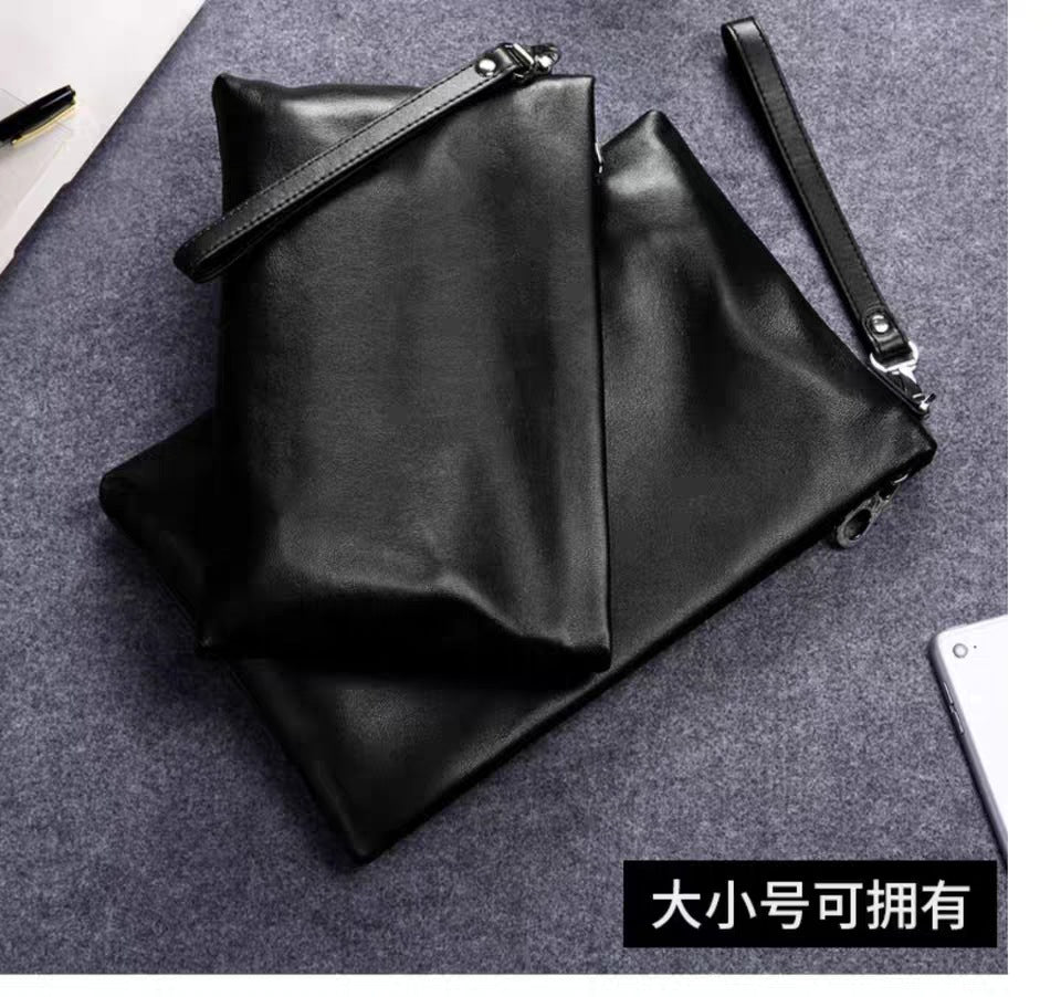 Men's handbag Genuine leather cowhide large capacity high quality men's bag 