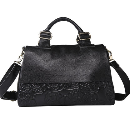 Women's handbag fashion genuine leather bag small incense style commuting crossbody bag shoulder bag goes with anything