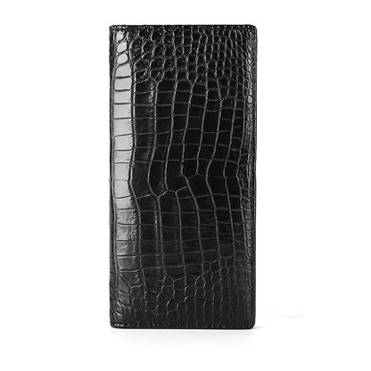 Crocodile skin long wallet men's wallet card bag genuine leather business wallet 