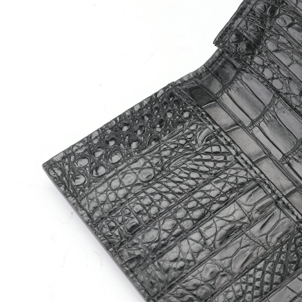 Crocodile skin long wallet men's wallet card bag genuine leather business wallet 