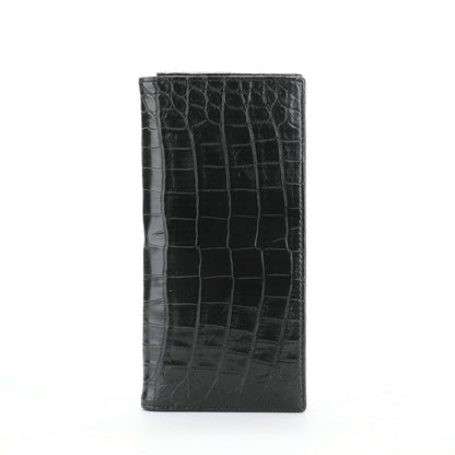 Crocodile skin long wallet men's wallet card bag genuine leather business wallet 