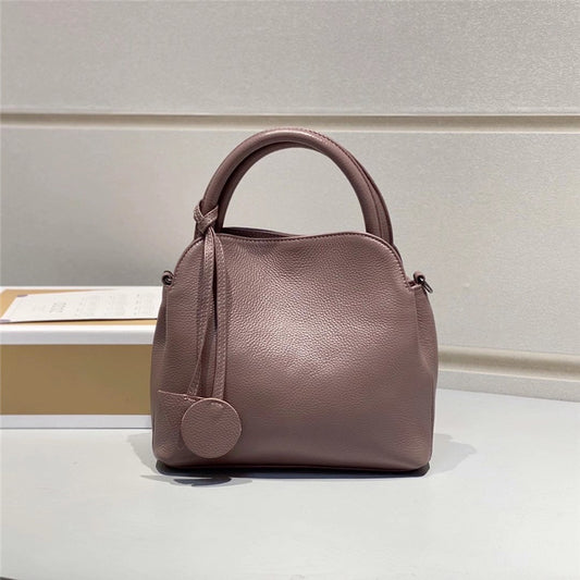 Genuine Leather Handbag Women's Bag Fashion Cowhide Shoulder Bag Crossbody Handbag