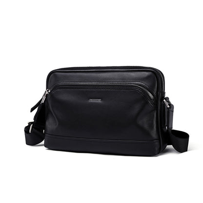 Men's shoulder bag, multi-functional, genuine cowhide leather, business crossbody bag 