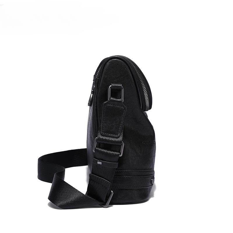 Men's shoulder bag, genuine cowhide leather, casual, multi-functional, large capacity, fashion crossbody bag 