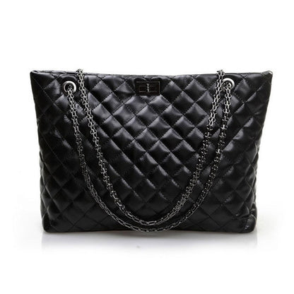 Large Capacity Women's Bag Crossbody Bag Shoulder Tote Bag Chain Bag Cowhide