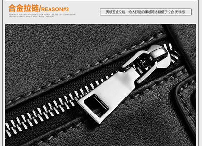 Men's handbag genuine cowhide leather large capacity computer bag business briefcase 