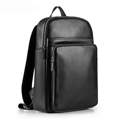 Men's backpack genuine cowhide leather high quality Korean casual sports backpack 