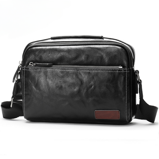 Men's shoulder bag, genuine cowhide leather, business commuting handbag, handbag, crossbody bag for men 