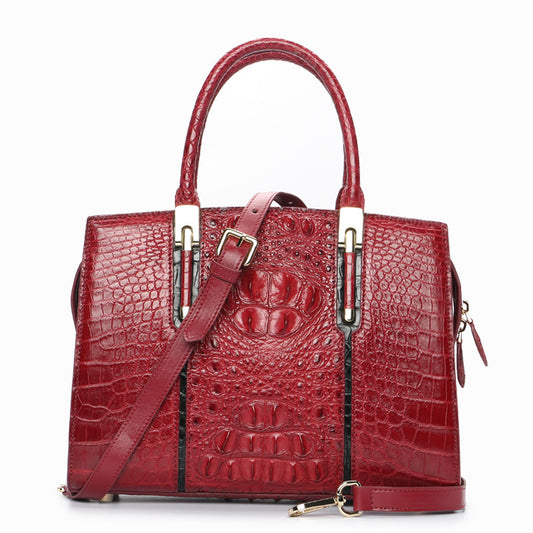 Bags Women's Handbags Crocodile Leather Women's Trends Shoulder Crossbody Bags Leather Tote Bags