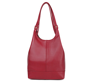 Genuine leather ladies bag simple modern multifunctional handbag rucksack retro casual shoulder bag