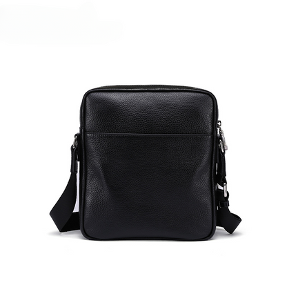 Men's Shoulder Bag Made of Genuine Cowskin Leather Multifunctional Casual Large Capacity Fashion Crossbody Bag 