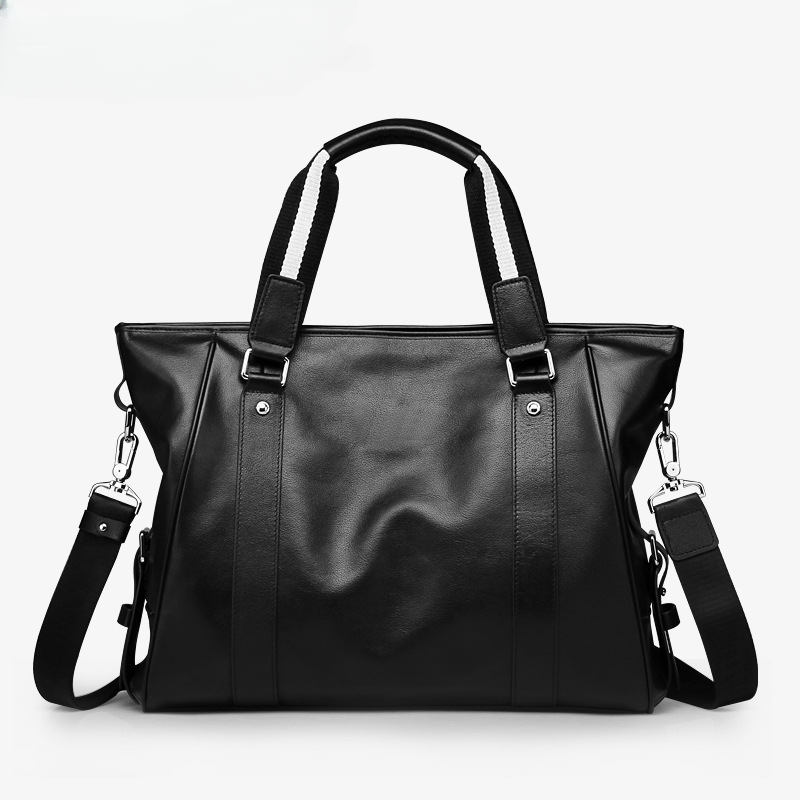 Men's handbag Genuine cowhide computer bag Large capacity briefcase for business trips 