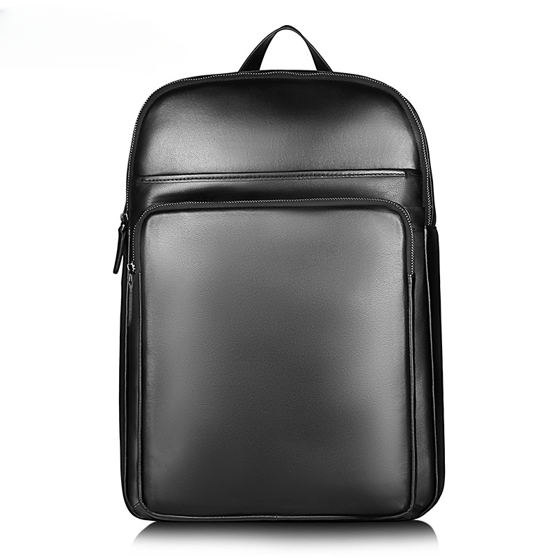 Men's backpack genuine cowhide leather high quality Korean casual sports backpack 