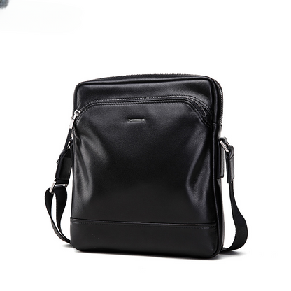 Men's shoulder bag, multi-functional, practical, genuine cowhide leather, business crossbody bag 