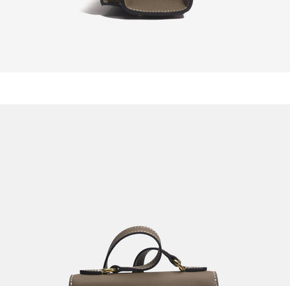 Irregular reversible carry bag Luxurious genuine leather women's bag Palm pattern crossbody bag