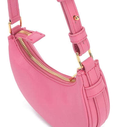 Women's Bag Underarm Bag Stylish Handbag Shoulder Bag Half Moon Bag Genuine Leather Retro