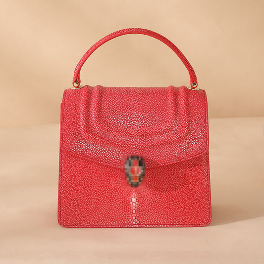 stingray leather bag trend casual ladies bag genuine leather shoulder bag handbag kelly bag